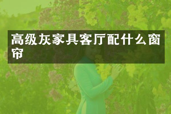 高级灰家具客厅配什么窗帘