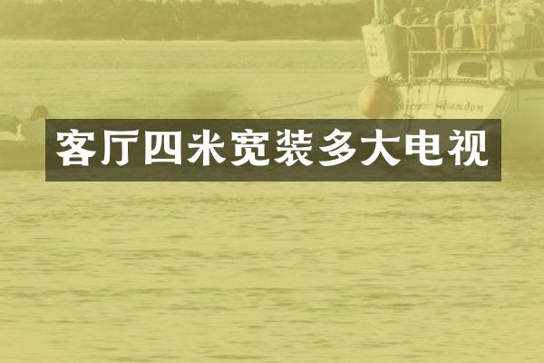 客厅四米宽装多大电视