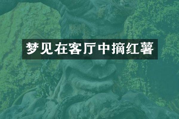 梦见在客厅中摘红薯