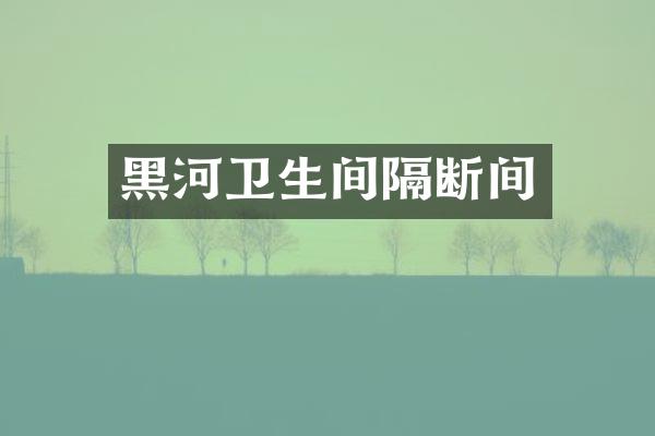 黑河卫生间隔断间