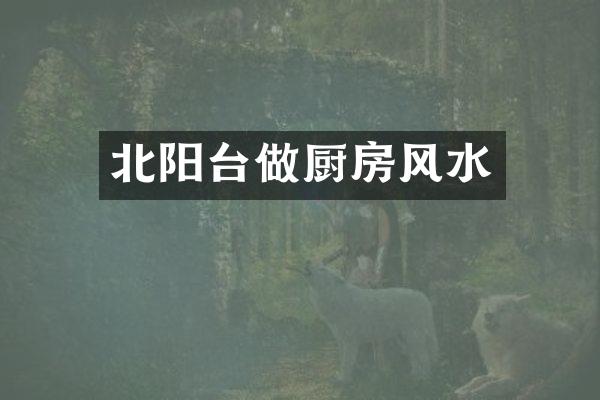 北阳台做厨房风水