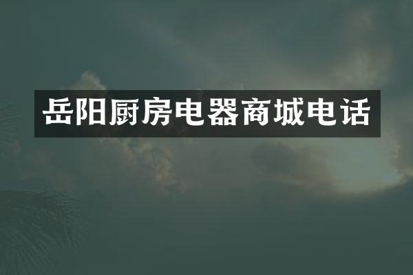 岳阳厨房电器商城电话