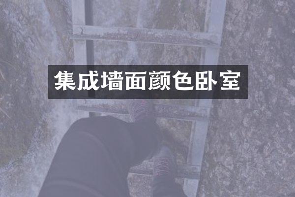 集成墙面颜色卧室