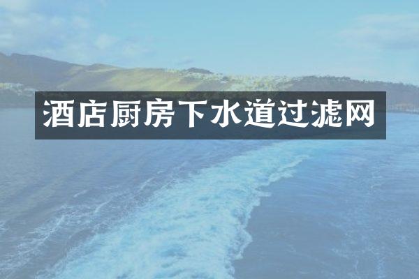 酒店厨房下水道过滤网