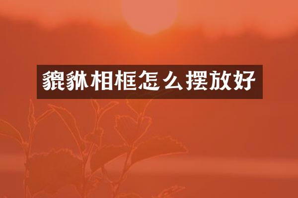 貔貅相框怎么摆放好