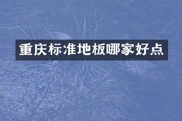 重庆标准地板哪家好点