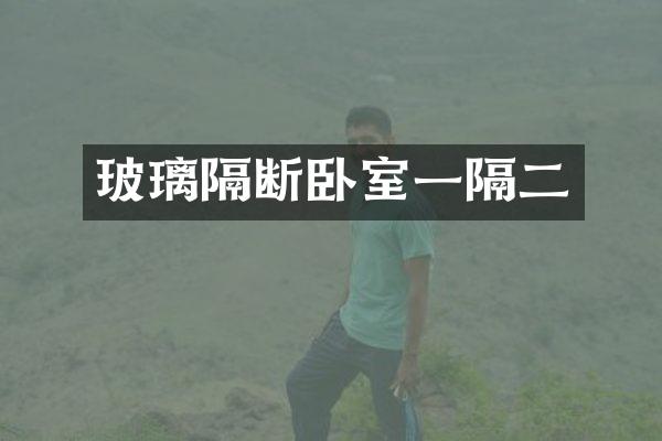 玻璃隔断卧室一隔二
