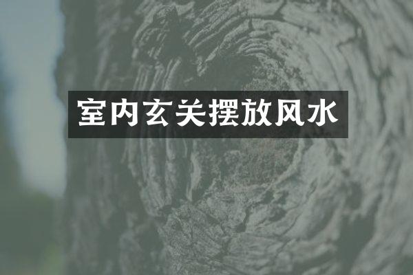 室内玄关摆放风水
