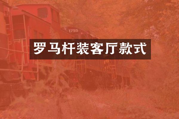 罗马杆装客厅款式