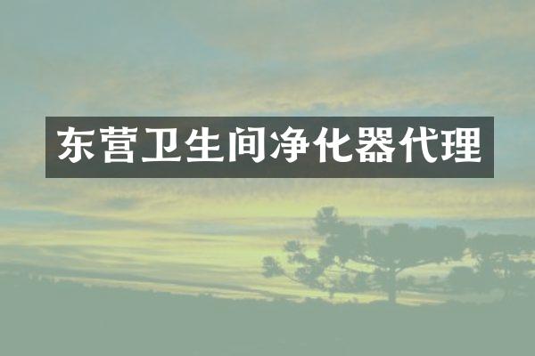 东营卫生间净化器代理