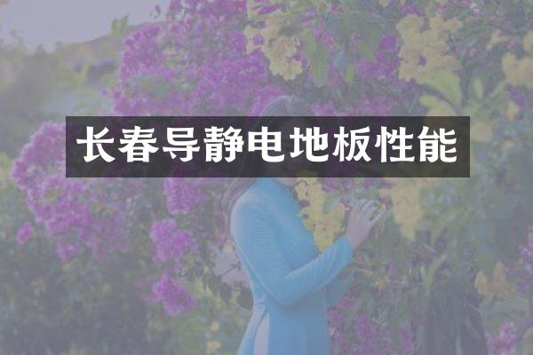 长春导静电地板性能
