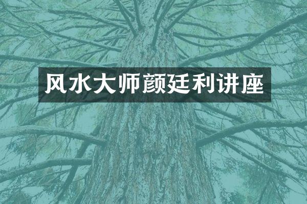 风水大师颜廷利讲座