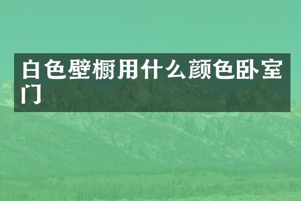 白色壁橱用什么颜色卧室门