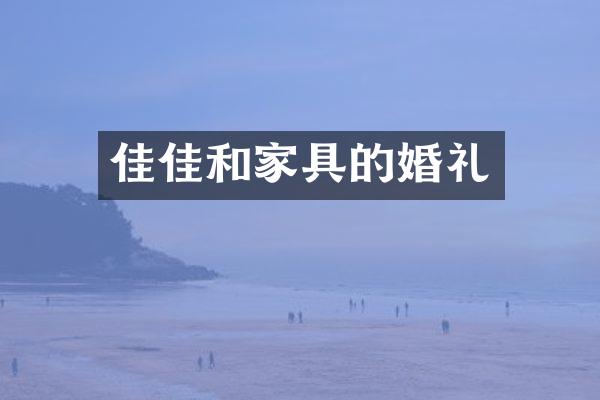 佳佳和家具的婚礼
