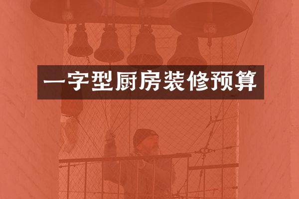 一字型厨房装修预算
