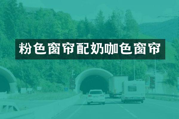 粉色窗帘配奶咖色窗帘