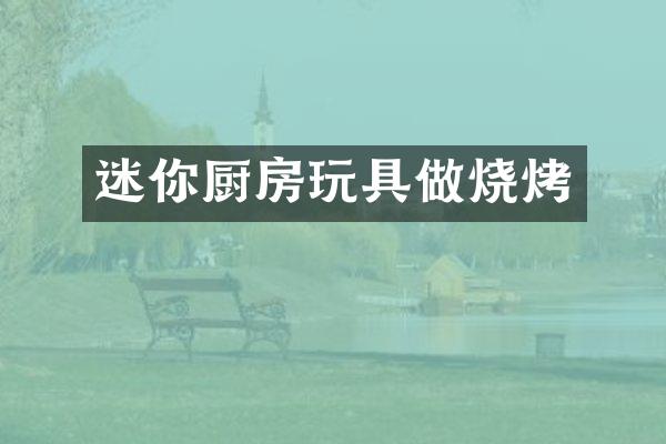 迷你厨房玩具做烧烤