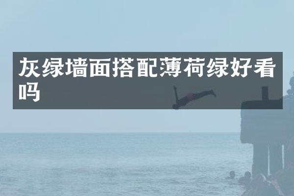 灰绿墙面搭配薄荷绿好看吗