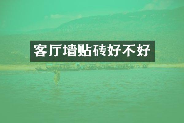客厅墙贴砖好不好
