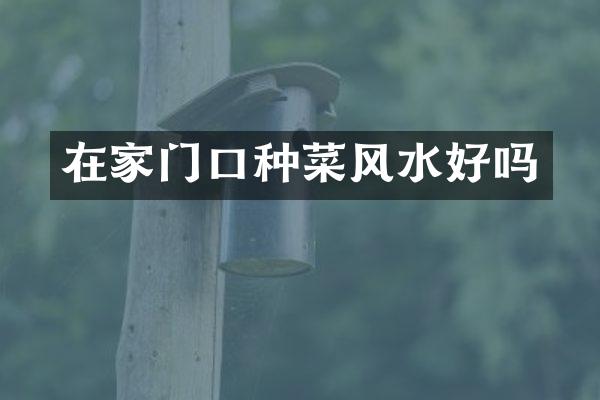 在家门口种菜风水好吗
