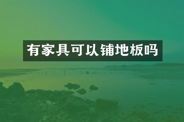 有家具可以铺地板吗
