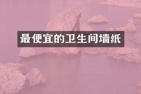 最便宜的卫生间墙纸