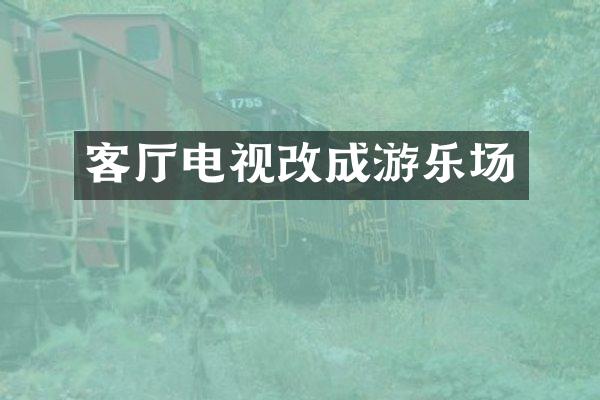 客厅电视改成游乐场