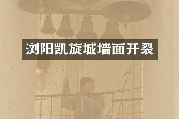 浏阳凯旋城墙面开裂