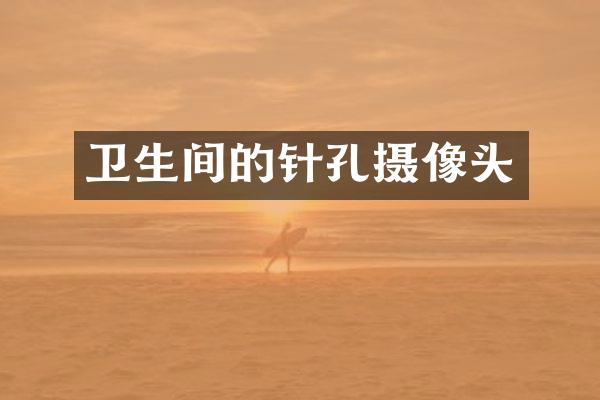 卫生间的针孔摄像头