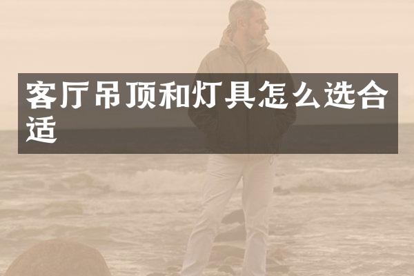 客厅吊顶和灯具怎么选合适