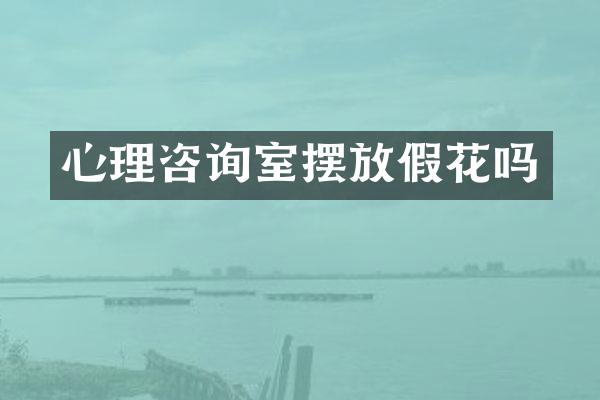 心理咨询室摆放假花吗