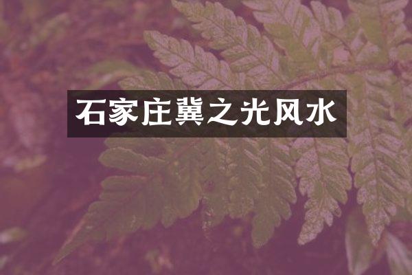 石家庄冀之光风水