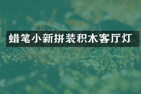蜡笔小新拼装积木客厅灯