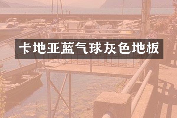 卡地亚蓝气球灰色地板