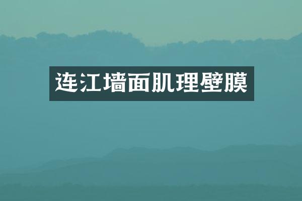 连江墙面肌理壁膜