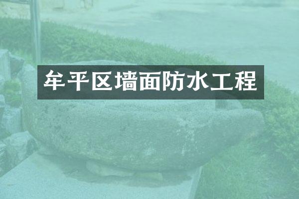 牟平区墙面防水工程