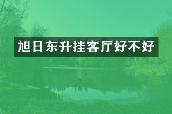 旭日东升挂客厅好不好