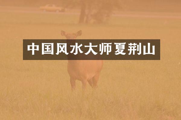 中国风水大师夏荆山