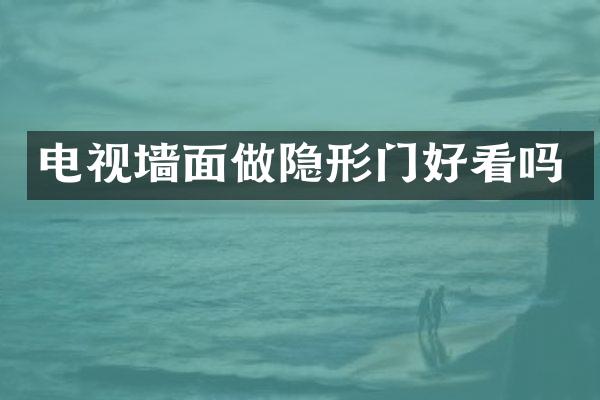 电视墙面做隐形门好看吗
