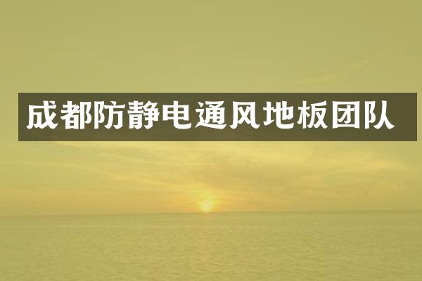 成都防静电通风地板团队
