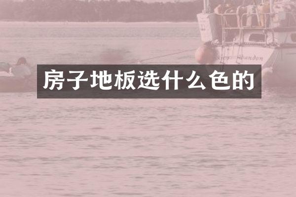 房子地板选什么色的
