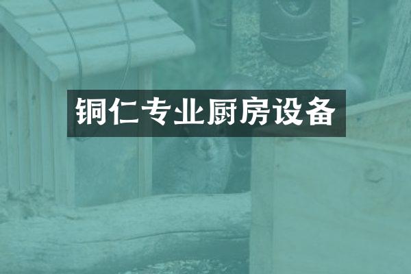 铜仁专业厨房设备