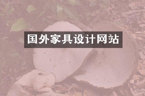 国外家具设计网站