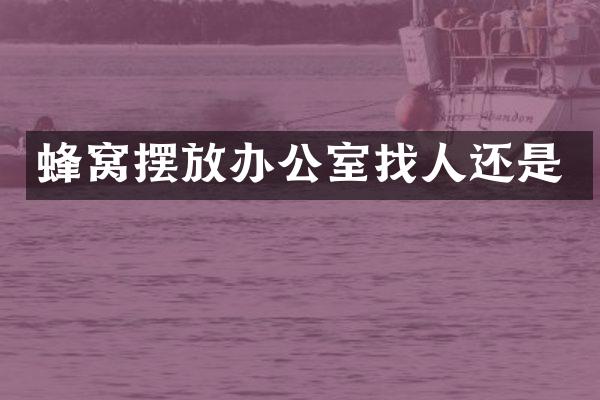 蜂窝摆放办公室找人还是