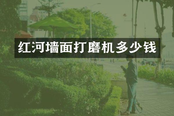 红河墙面打磨机多少钱