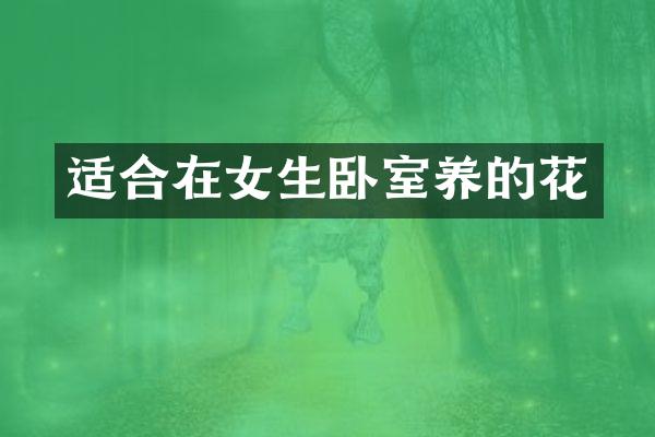 适合在女生卧室养的花
