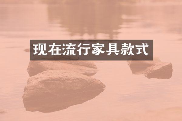 现在流行家具款式