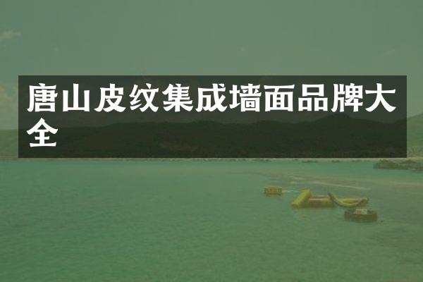 唐山皮纹集成墙面品牌大全