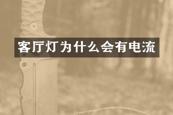 客厅灯为什么会有电流
