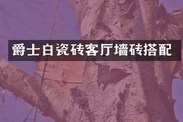 爵士白瓷砖客厅墙砖搭配